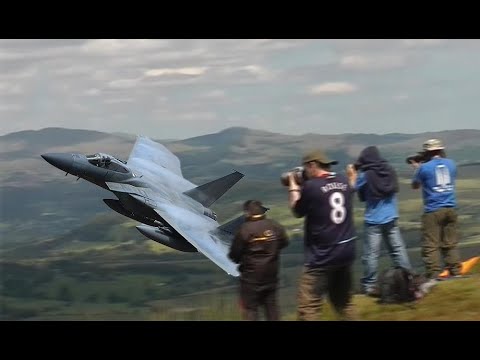 Youtube: F-15C "Grim Reapers",  Low Level Mach-Loop Wales UK