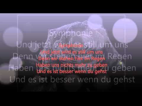 Youtube: Symphonie Silbermond - Lyrics