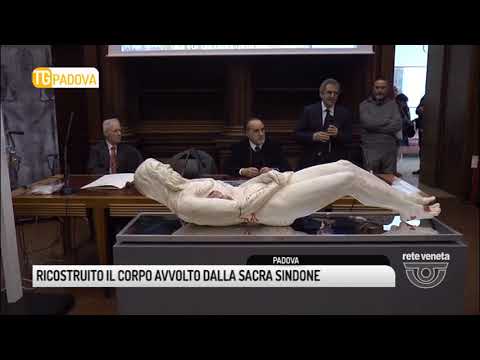 Youtube: TG PADOVA (20/03/2018) - RICOSTRUITO IL CORPO AVVOLTO DALLA SACRA SINDONE