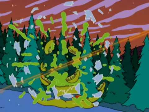 Youtube: Homer kills Aliens