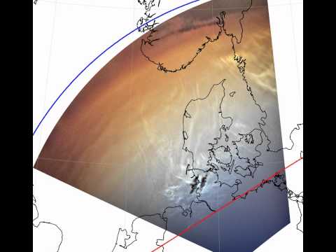 Youtube: Noctilucent clouds - position reconstruction
