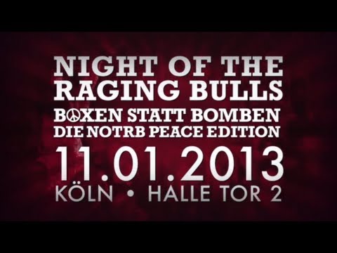 Youtube: NOTRB  "Boxen statt Bomben" -  11.01.2013 - Ankuendigungstrailer - Halle Tor 2