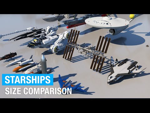 Youtube: Starship Size Comparison 2021