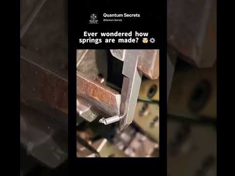 Youtube: How Springs Are Made 🤯⚙️”