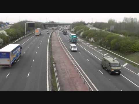 Youtube: Nuclear weapons convoy on the M40 motorway