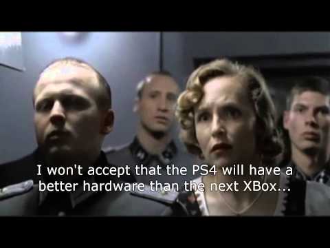 Youtube: Hitler learns that the PlayStation 4 is more powerful than the XBox 720