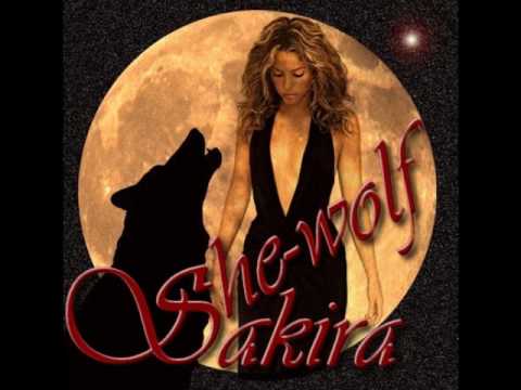 Youtube: shakira she  wolf with lyrics