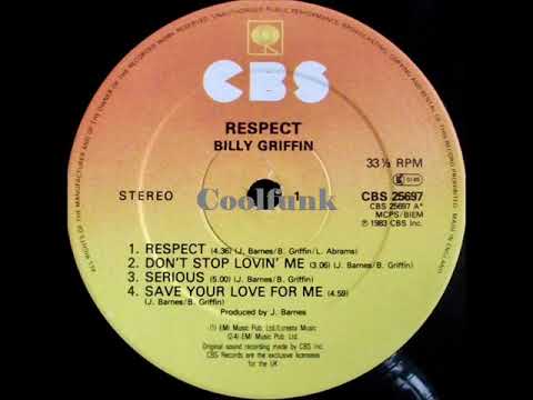 Youtube: Billy Griffin - Save Your Love For Me (1983)
