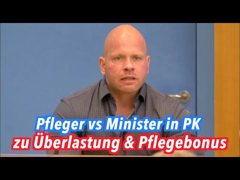 Youtube: Intensivpfleger vs. Minister Spahn in Pressekonferenz
