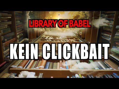 Youtube: Auf dieser Webseite kannst du ALLES nachlesen was du möchtest! - "Library of Babel"