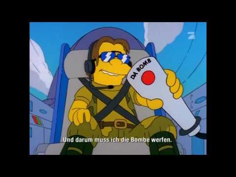 Youtube: [HD] The Simpsons - Drop the Bomb (YVAN EHT NIOJ)