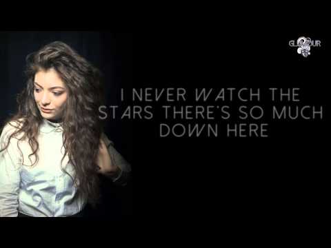 Youtube: Lorde - Yellow Flicker Beat (Video Lyrics)