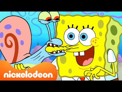 Youtube: SpongeBob | 2 Stunden voller Momente mit SpongeBob und Gary! 🐌💛 | Nickelodeon Deutschland