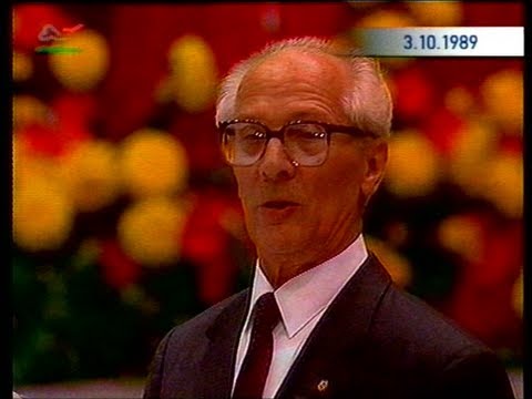 Youtube: Rede Erich Honecker 40 Jahre DDR 1989