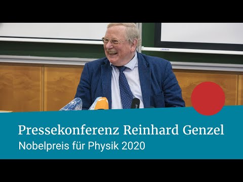 Youtube: Reinhard Genzel | Physik-Nobelpreis 2020 | Webcam-Mitschnitt Pressekonferenz (gekürzt)