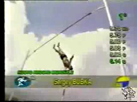 Youtube: M Pole Vault - Sergey Bubka - 6.14m - Sestiere (Ita) - 1994 - World Record