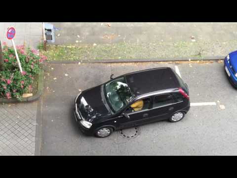 Youtube: Frau am Steuer - Woman can't drive - Parking disaster in Dortmund
