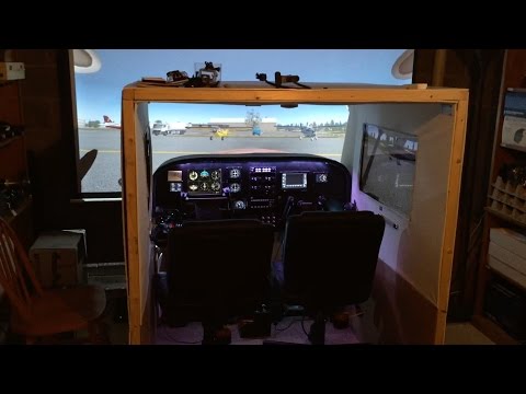 Youtube: Basement Sim Tour 2.0 (P3D / X-Plane Cessna Home Cockpit)
