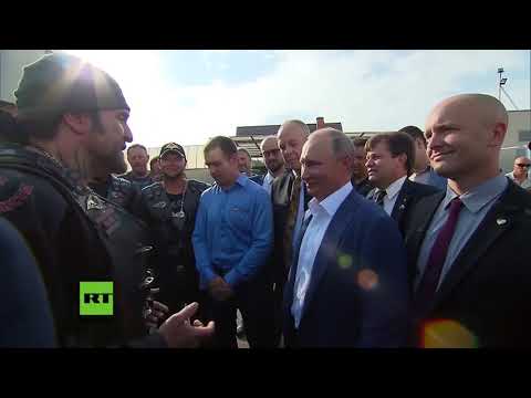 Youtube: Krim/Sewastopol: mit den Nachtwölfen zum Putin-Termin 18. August 2017