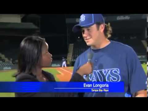 Youtube: What a Catch! Evan Longoria Catches Ball During Interview for Baseball