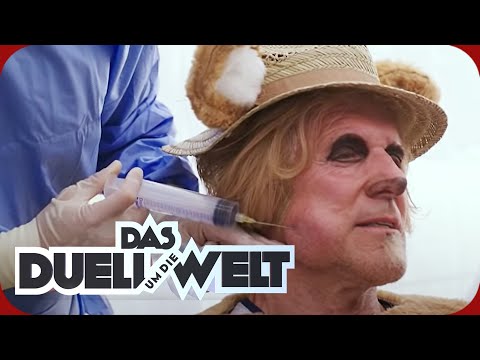 Youtube: Griechenland: Ralf Moeller bekommt Hamsterbacken gespritzt! | Duell um die Welt | ProSieben