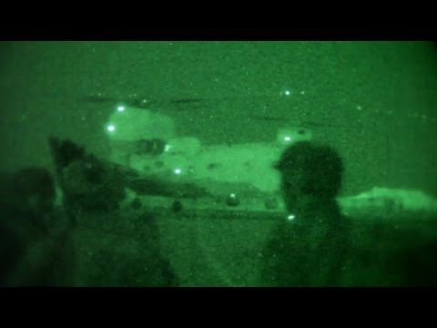 Youtube: Operation Mountain Jaguar- Helicopter landing at night and Afghans tending poppy plants | AiirSource