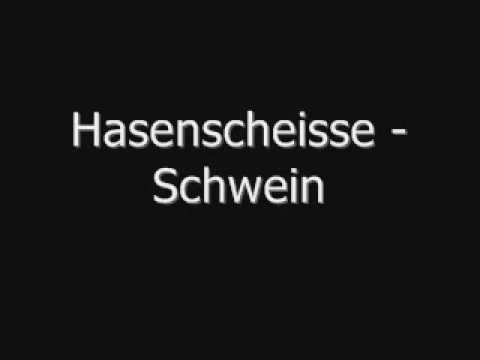 Youtube: Hasenscheisse - Schwein