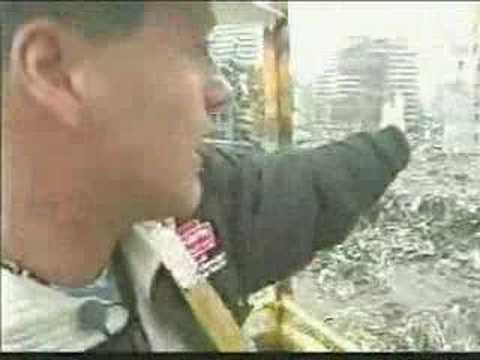 Youtube: WTC Angle Cut Columns during cleanup