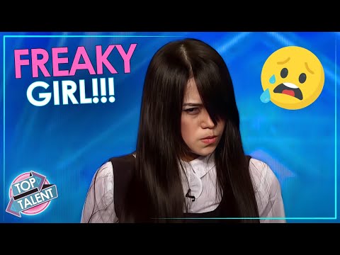 Youtube: TERRIFYING! Freaky Magician GIRL Scares Judges & Audience On Asia's Got Talent!