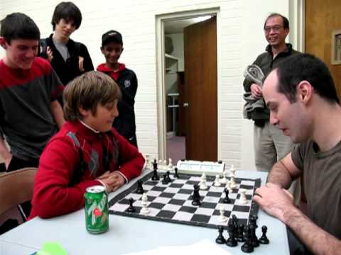 Youtube: IM Greg Shahade vs 10 year old chess master
