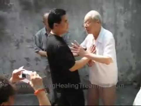 Youtube: Bagua qi projection (94 years old master)