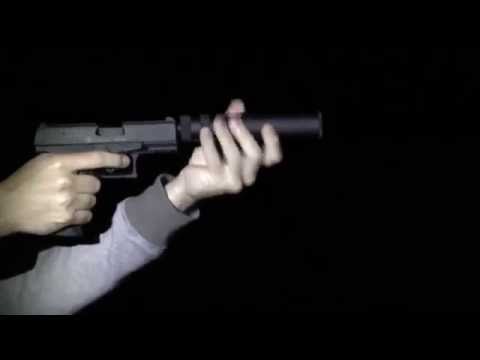 Youtube: Walther PPQ M2 Navy Kit -  Vergleich mit & ohne Schalldämpfer [HD] 9mm Schreckschuss