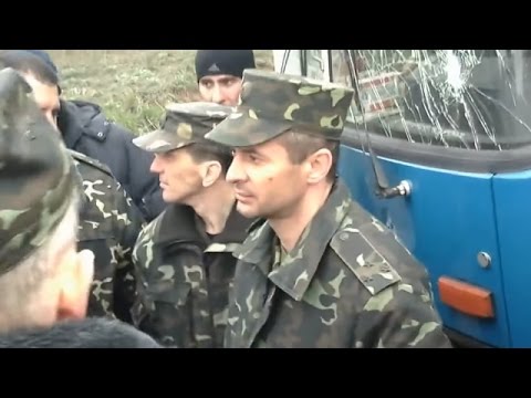 Youtube: Ukraine War - Russian subversives encircle Ukrainian convoy in Artemivsk Ukraine