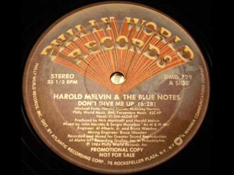 Youtube: Harold Melvin and The Blue Notes - Dont Give Me Up