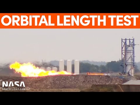 Youtube: Raptor Vacuum Performs Orbital Insertion Length Test