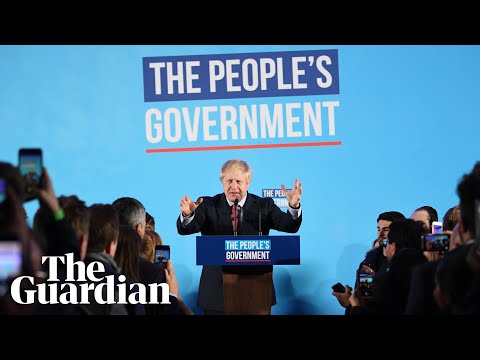 Youtube: Boris Johnson's election victory speech in full: 'We smashed the roadblock'