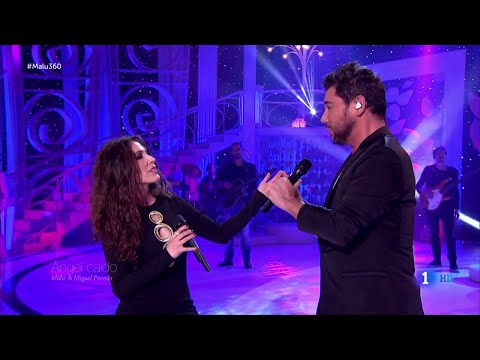 Youtube: Malú & Miguel Poveda ~ Ángel Caído  [Gala Especial Nochebuena 2015 tve]