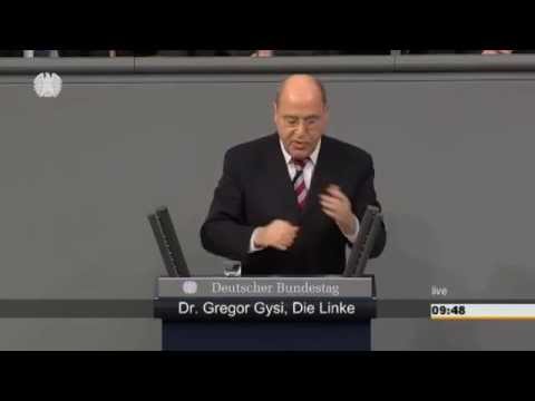 Youtube: Gregor Gysi über PEGIDA, ISIS, VDS und das Attentat auf Charlie Hebdo 15.01.2015 - Bananenrepublik