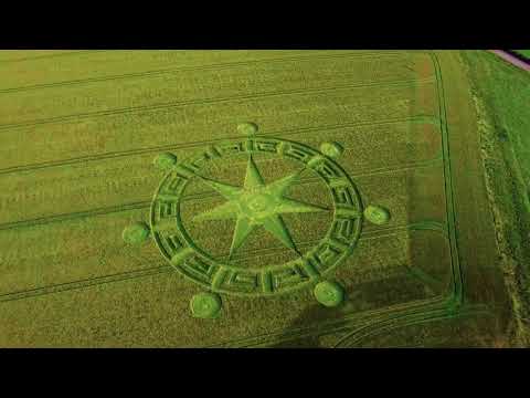 Youtube: Sixpenny Handley CROP CIRCLE 3.6.2018 4K