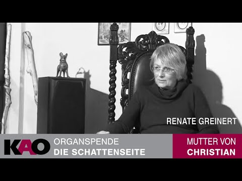 Youtube: Organspende - Die Schattenseite - Interview mit Renate Greinert