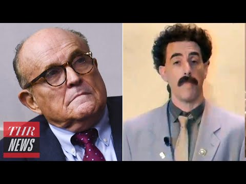 Youtube: Borat Releases Message of Support for Rudy Giuliani | THR News