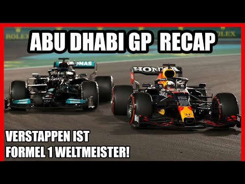 Youtube: Verstappen ist Formel 1 Weltmeister! | F1 2021 Abu Dhabi GP Recap