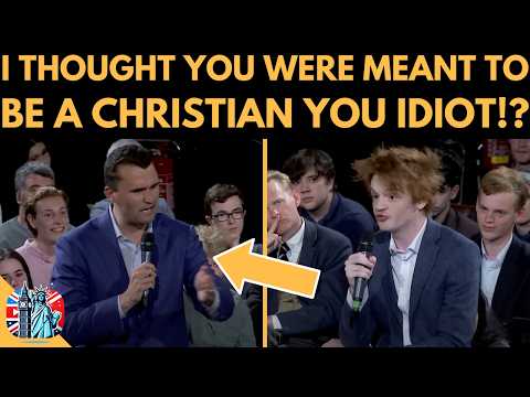 Youtube: Young Brit Schools Charlie Kirk With One Epic Comeback After Another!