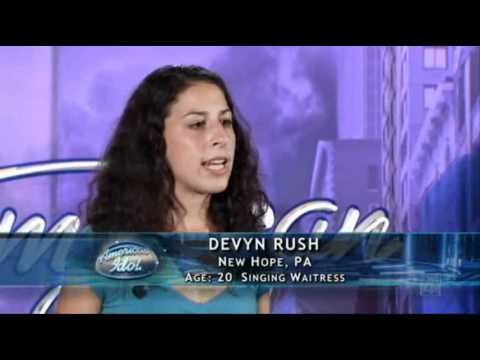Youtube: American Idol 10 - Devyn Rush - New Jersey Auditions