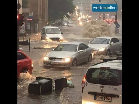 Youtube: Extremes Unwetter in Wuppertal (29.05.2018)