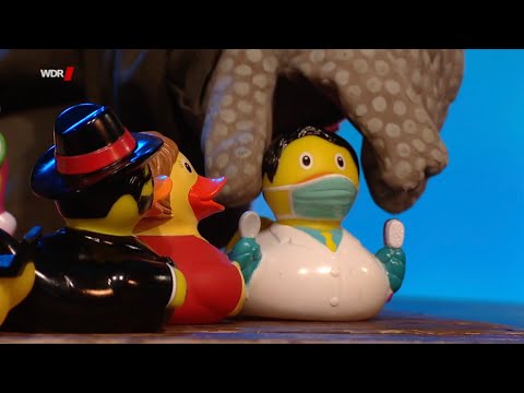 Youtube: Die Echse spielt die Coronakrise mit Enten nach