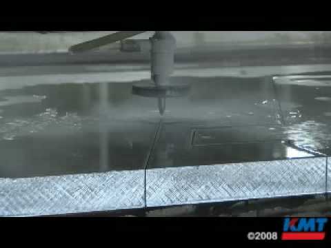 Youtube: KMT Waterjet Systems; Water Jet Cutting Steel at Maximum Industries