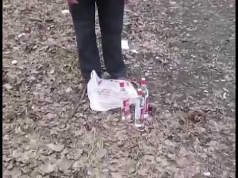 Youtube: Russe 3 Flaschen vodka auf ex