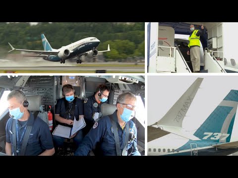 Youtube: Video from 737 MAX Certification Flights on 6/29/2020 – 7/1/2020