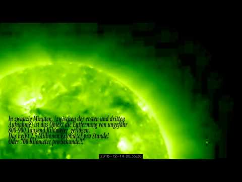 Youtube: Riesige UFO's neben der Sonne. Der Film - Forschung.